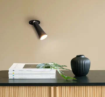 No Cable rechargeable desk lamp - Black, Ø11.7x34.8 cm - Unison