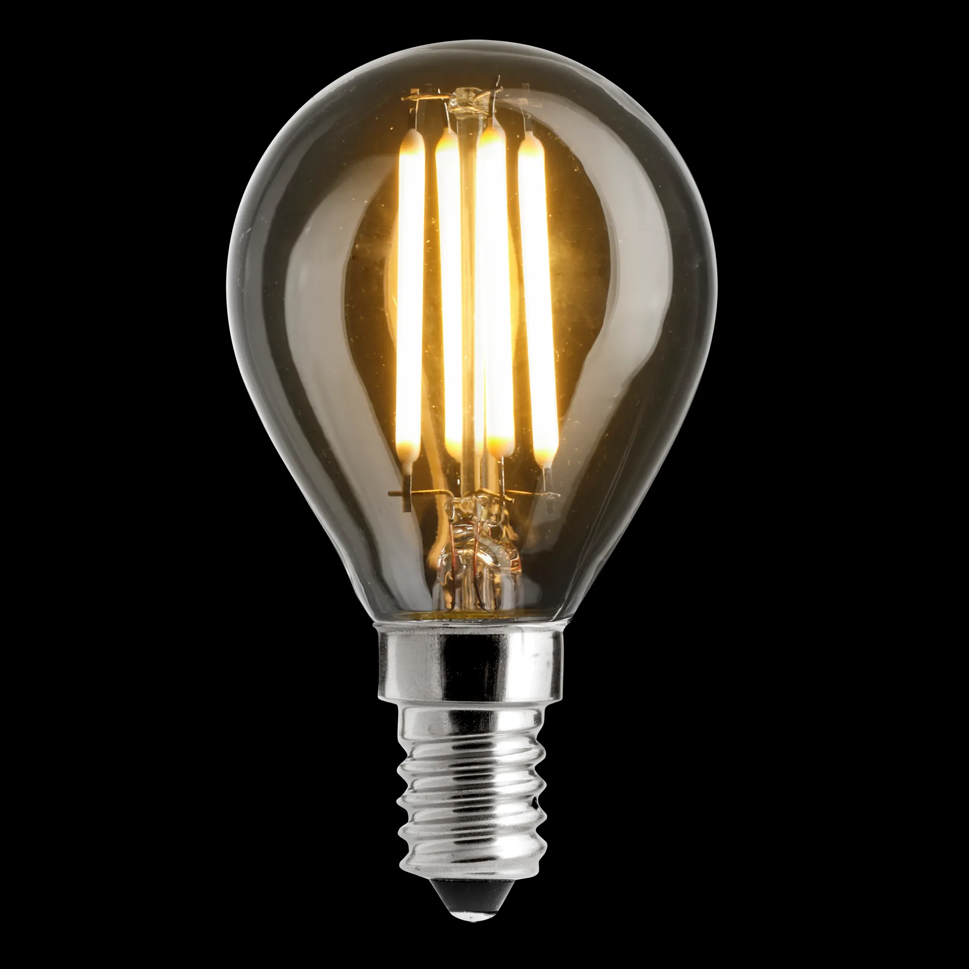 Uni-white globe clear dimmable light source E14, 2700K 165lm 2W Unison