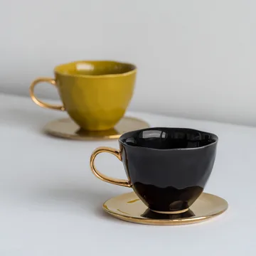 Good Morning cappuccino mug 30 cl - Amber green - URBAN NATURE CULTURE
