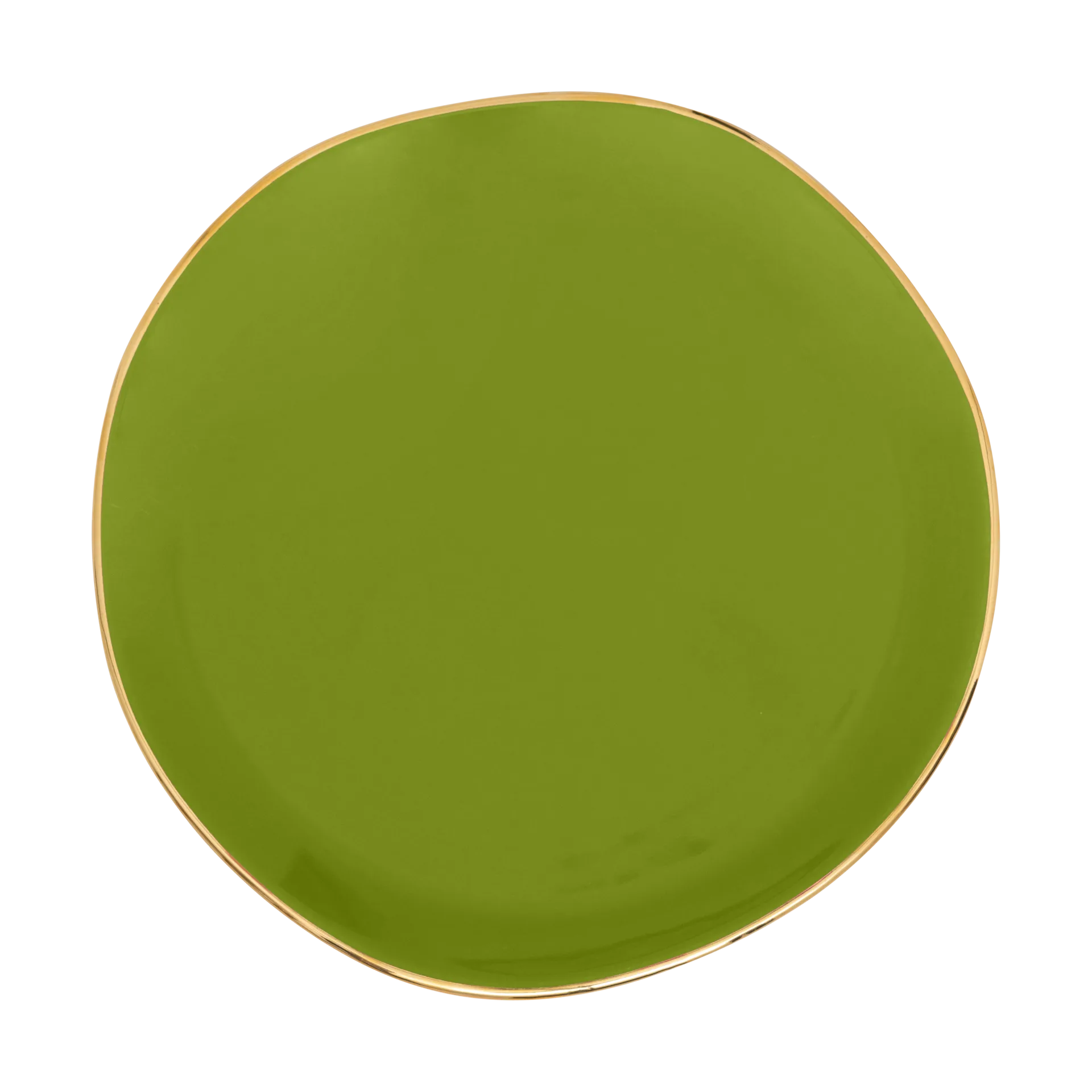 Good Morning plate 17 cm white, Evergreen sprig URBAN NATURE CULTURE