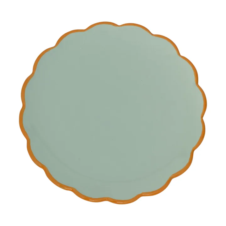 Good Morning sculpted plate - Celadon - URBAN NATURE CULTURE