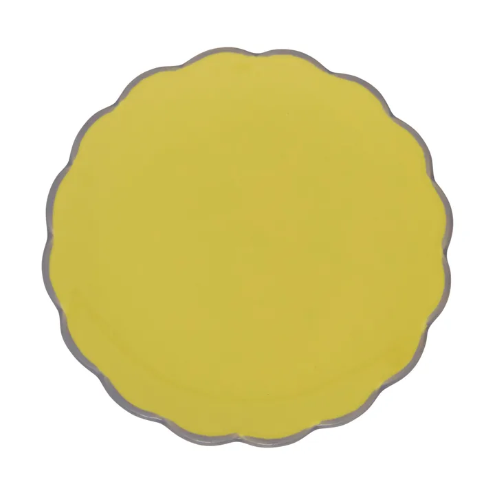 Good Morning sculpted plate - Limelight - URBAN NATURE CULTURE