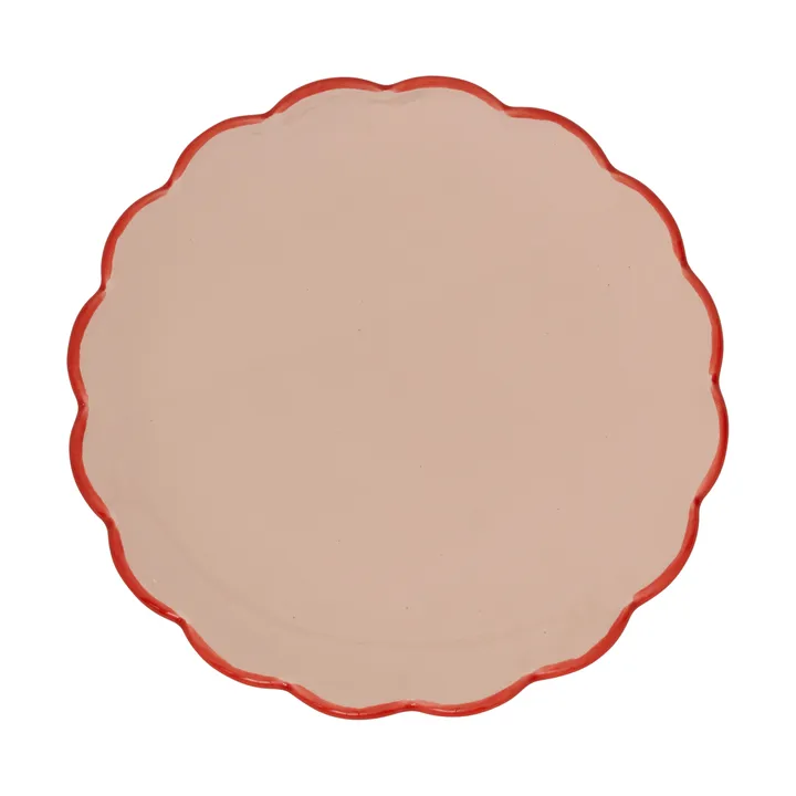 Good Morning sculpted plate - Old pink - URBAN NATURE CULTURE