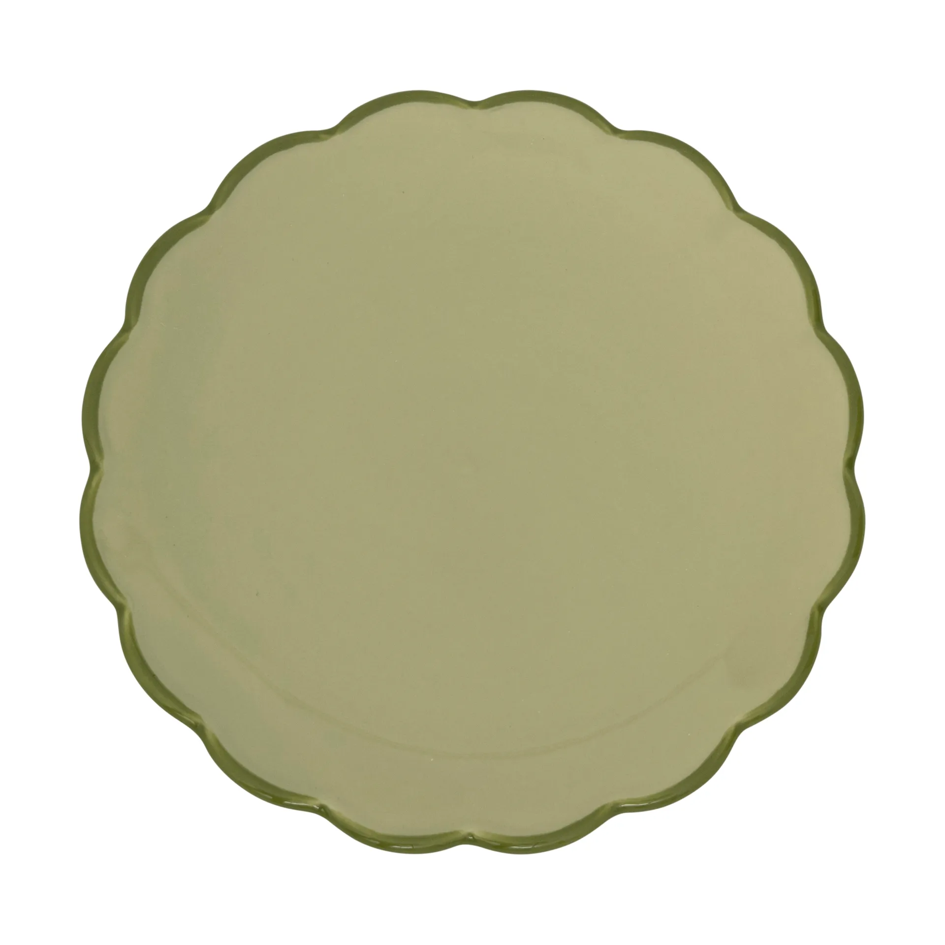 Good Morning sculpted plate, Pale green URBAN NATURE CULTURE