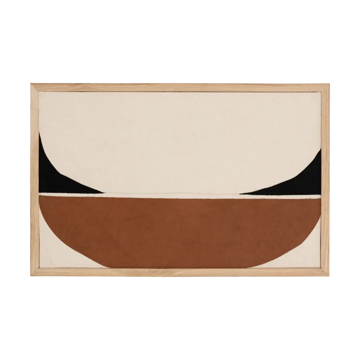 Ocaso A Wall decor 45x70 cm - White-brown - URBAN NATURE CULTURE
