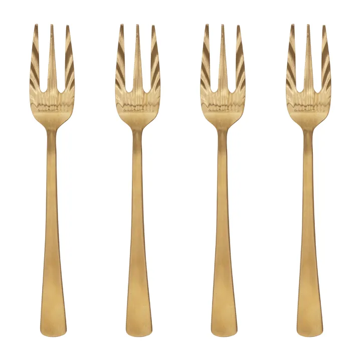 UNC fork 4-pack - Gold - URBAN NATURE CULTURE