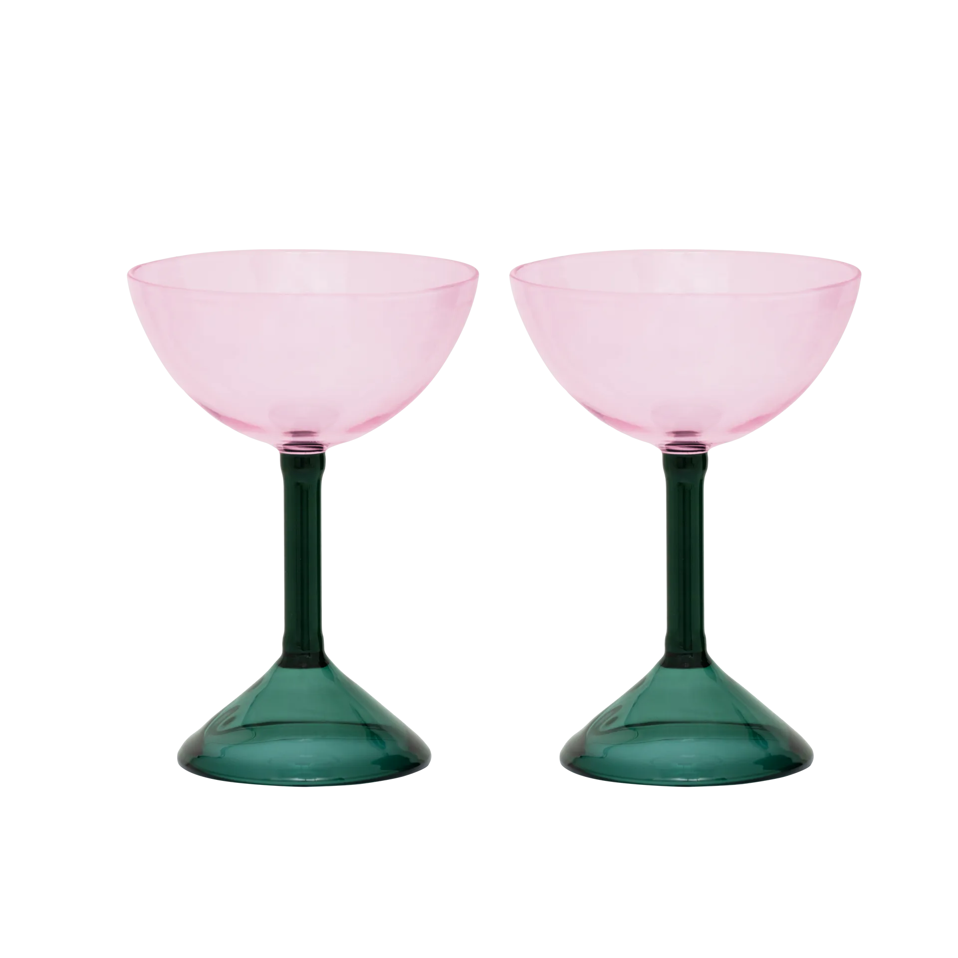 Urban Nature Culture gift set coupe glasses 2-pack, Pink URBAN NATURE CULTURE