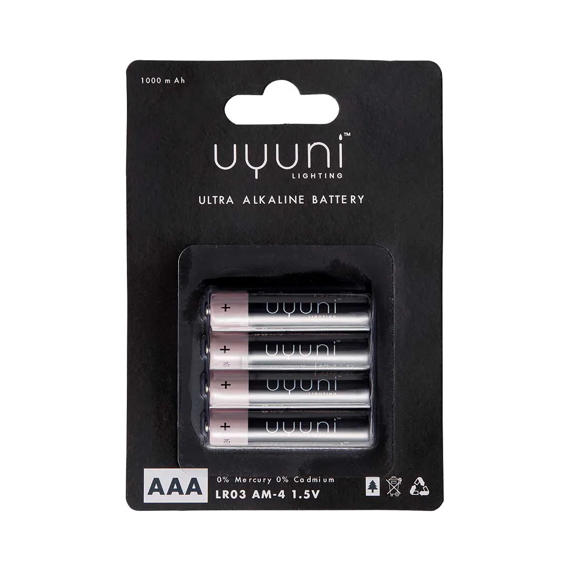 Uyuni Battery 4-pack, AAA Uyuni Lighting