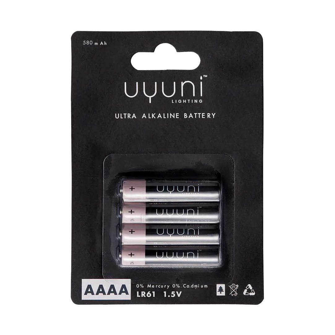 Uyuni Battery 4-pack, AAAA Uyuni Lighting