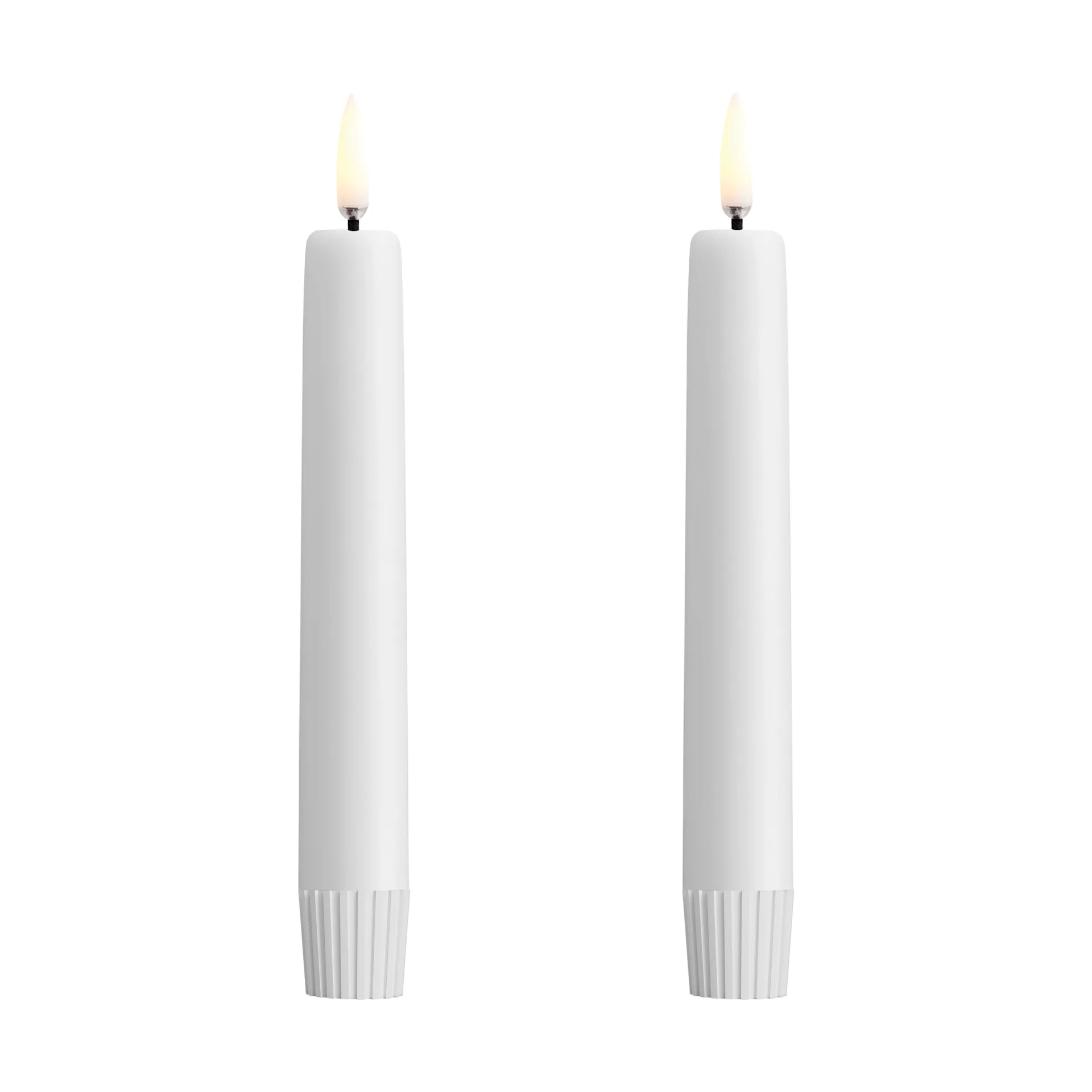 Uyuni LED Taper candles white 2-pack, Ø2,3x16,4 cm Uyuni Lighting