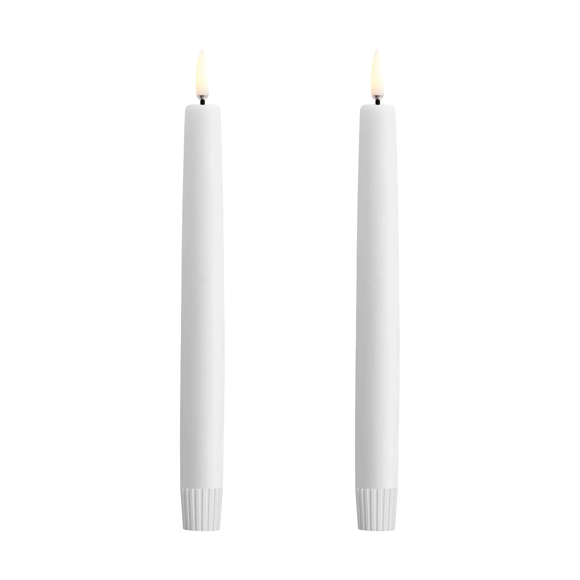 Uyuni LED Taper candles white 2-pack, Ø2,3x20 cm Uyuni Lighting