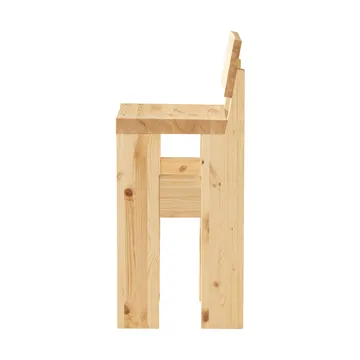 001 Bar Stool bar stool - Matte oil-waxed pine, 75 cm - Vaarnii