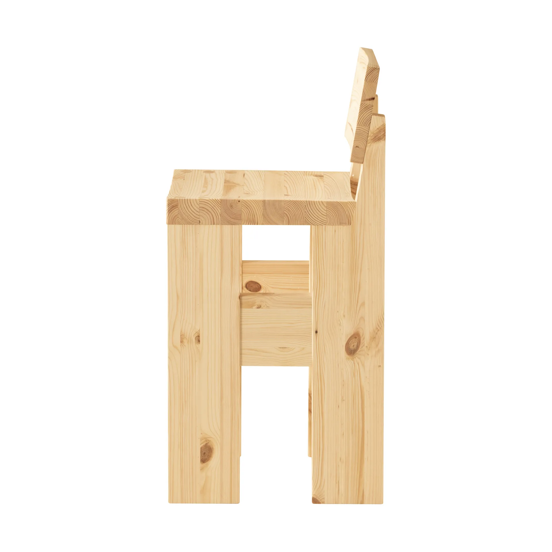 001 Bar Stool bar stool, Matte oiled-waxed pine, 65 cm Vaarnii