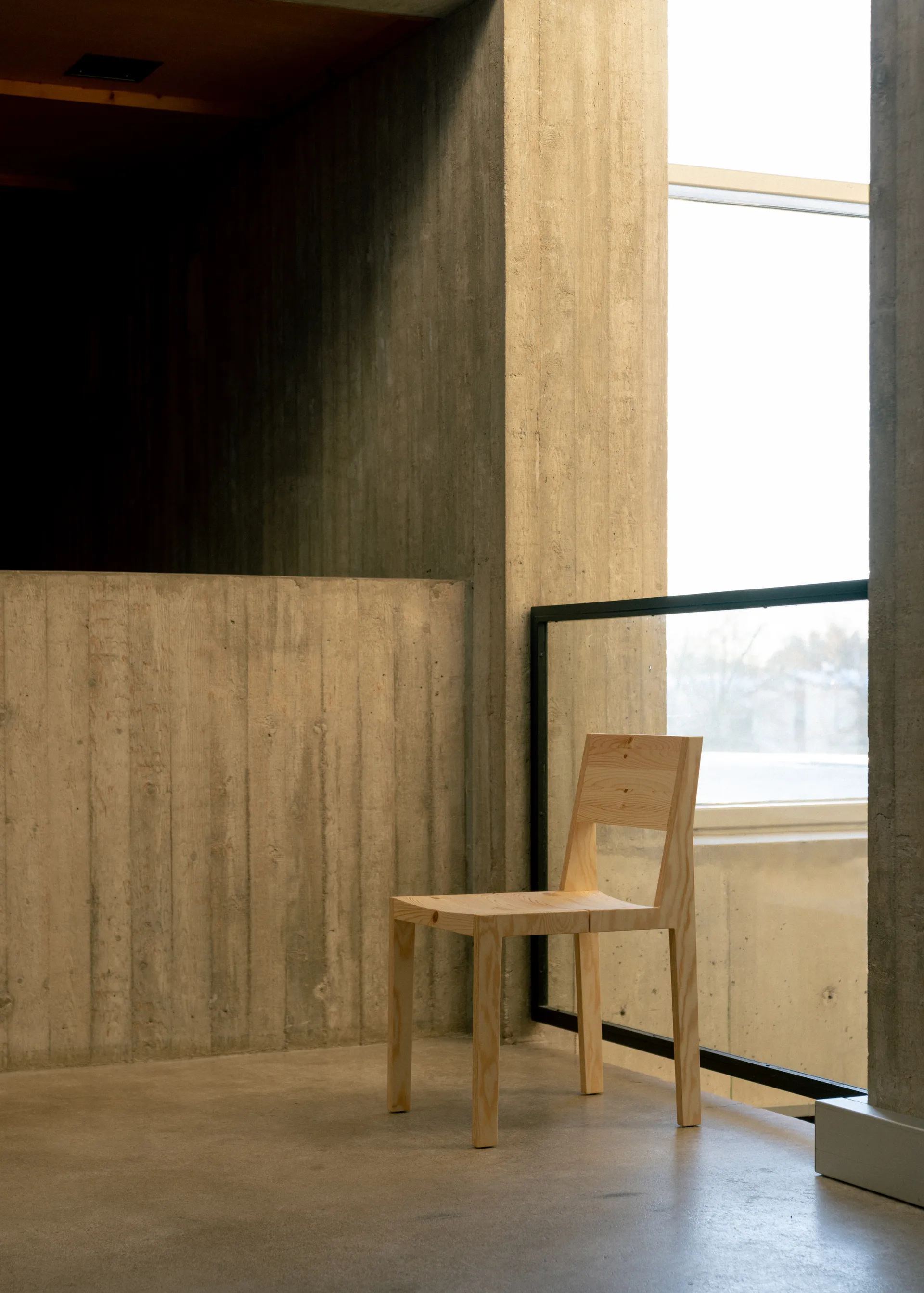 001 Dining Chair chair, Matte oil-waxed pine Vaarnii