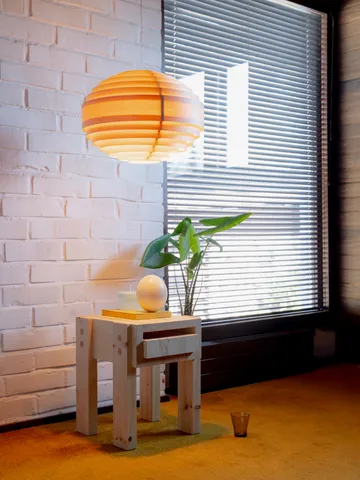 003 Stilts Side Table side table - Matte oil-waxed pine 40x36x45 cm - Vaarnii