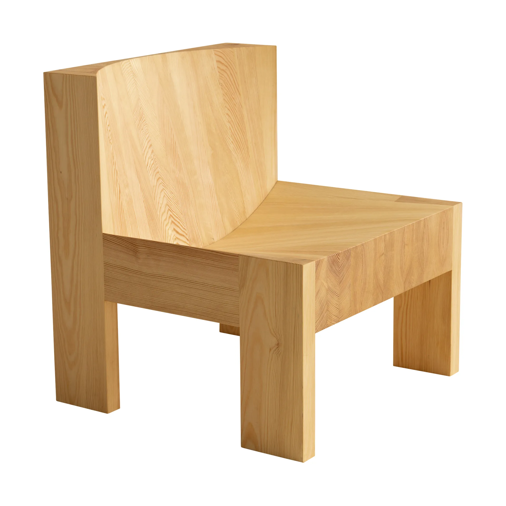 005 Lounge Chair lounge chair, Matte oil-waxed pine Vaarnii