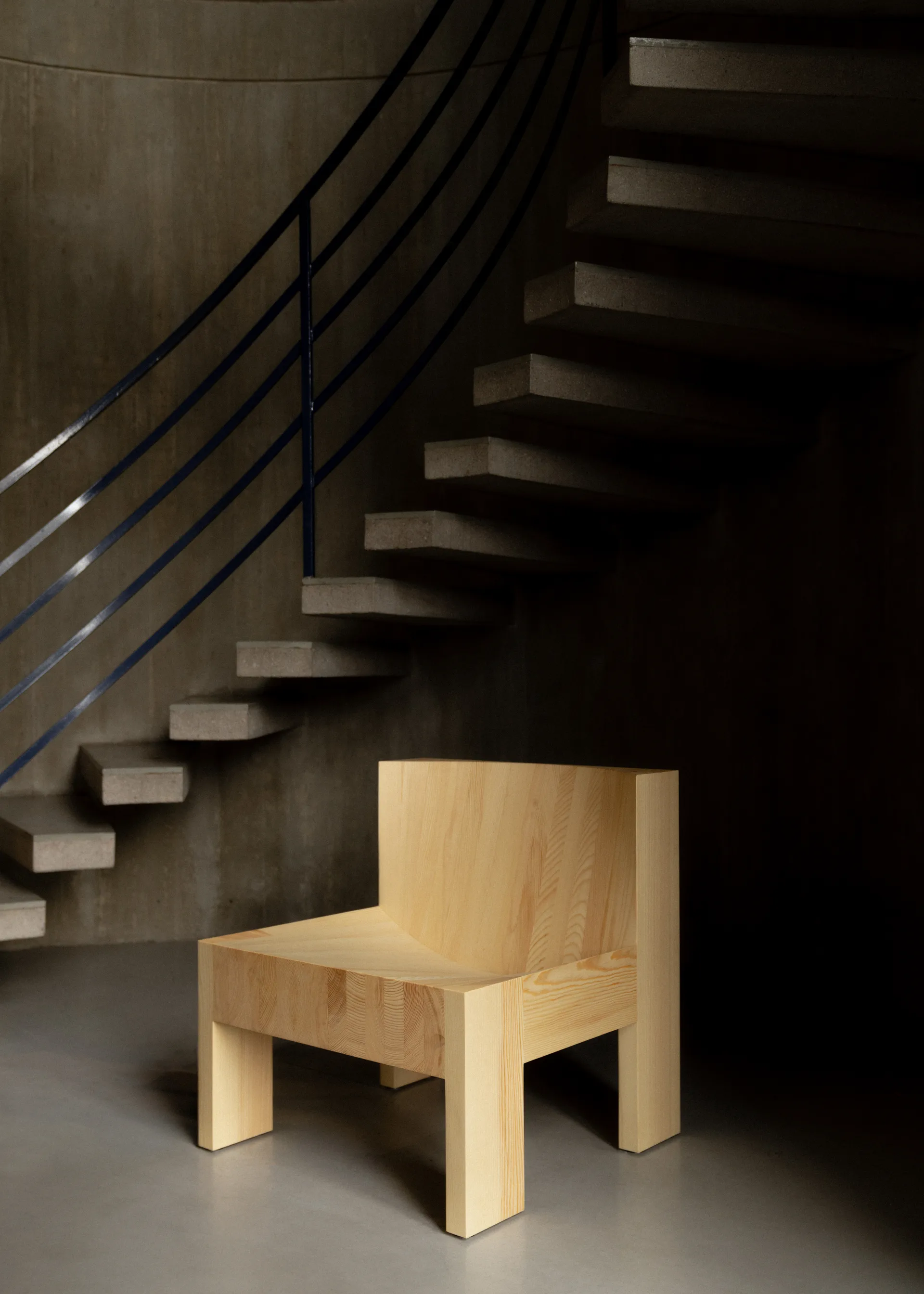 005 Lounge Chair lounge chair, Matte oil-waxed pine Vaarnii