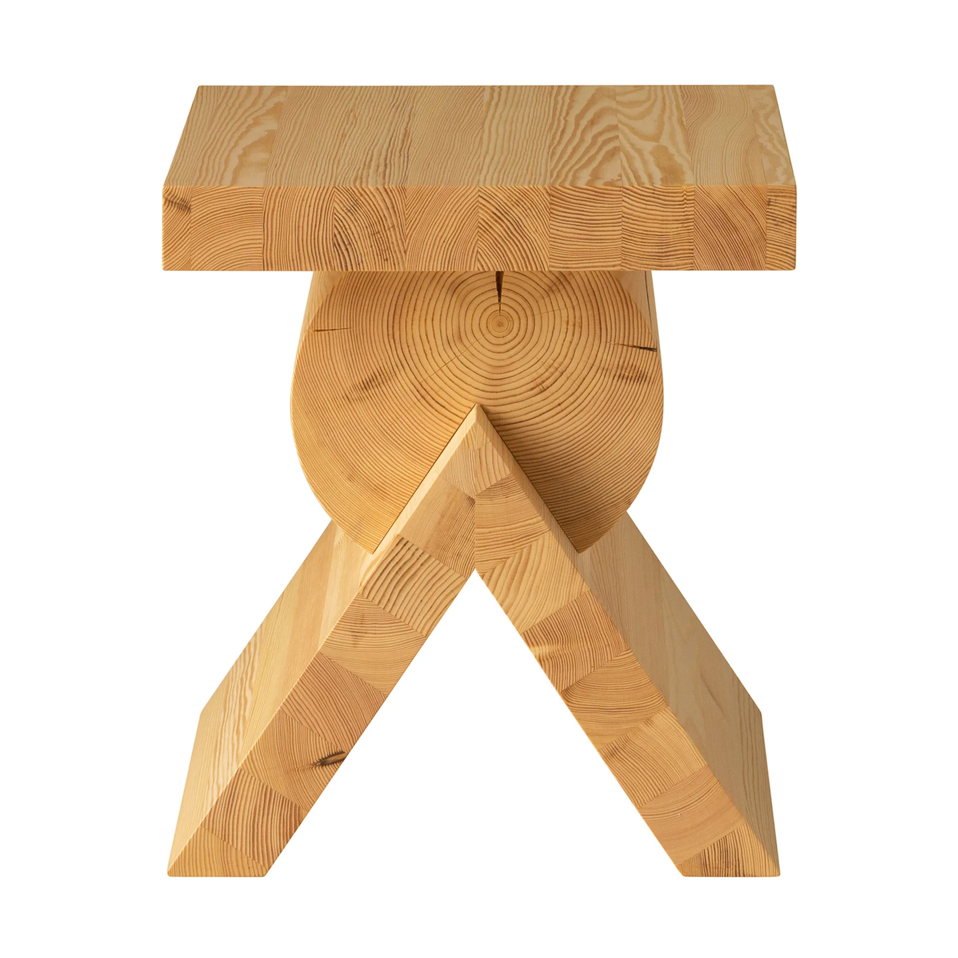 006 AA Side Table side table, Matte oil-waxed pine, 40x40x45 cm Vaarnii