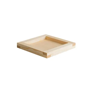 009 Tray tray - Oil-waxed pine, 33x33x6 cm - Vaarnii
