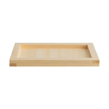 009 Tray tray - Oil-waxed pine, 54x33x6 cm - Vaarnii