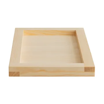 009 Tray tray - Oil-waxed pine, 54x33x6 cm - Vaarnii
