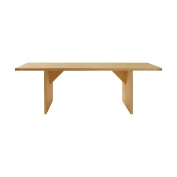 012 Kolmio Dining Table table - Matte oil-waxed pine, 227x95x72 cm - Vaarnii