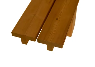 013 Osa Outdoor Bench bench - Thermally treated pine, 182x37x49 cm - Vaarnii