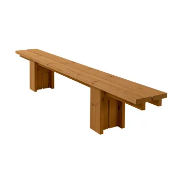 013 Osa Outdoor Bench bench - Thermally treated pine, 270x37x49 cm - Vaarnii
