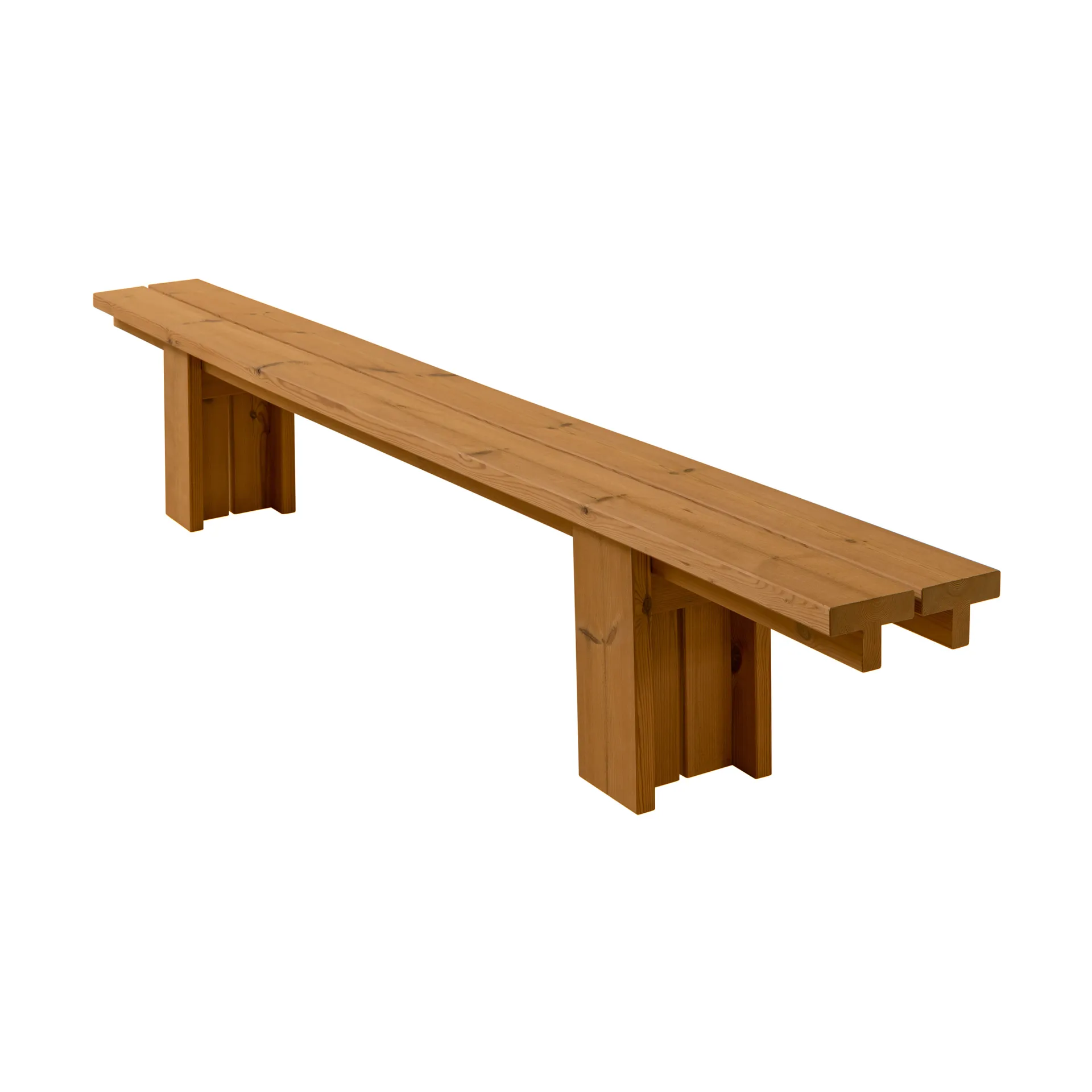 013 Osa Outdoor Bench bench, Thermally treated pine, 333x37x49 cm Vaarnii