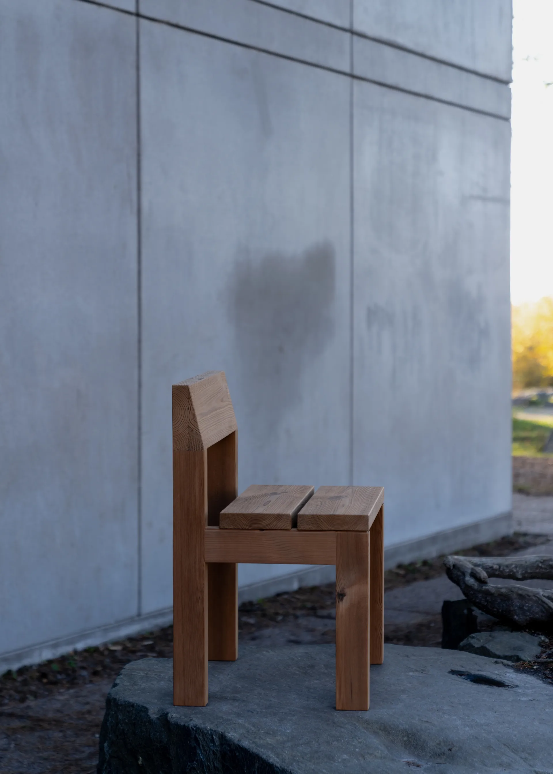 013 Osa Outdoor Dining Chair chair, Matte oil-waxed pine Vaarnii