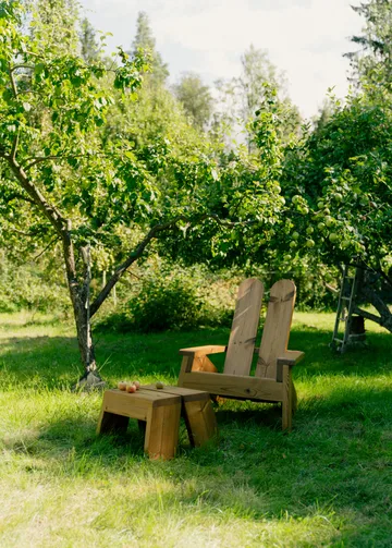 015 Peace Outdoor Lounge Chair lounge chair - Thermally treated pine - Vaarnii