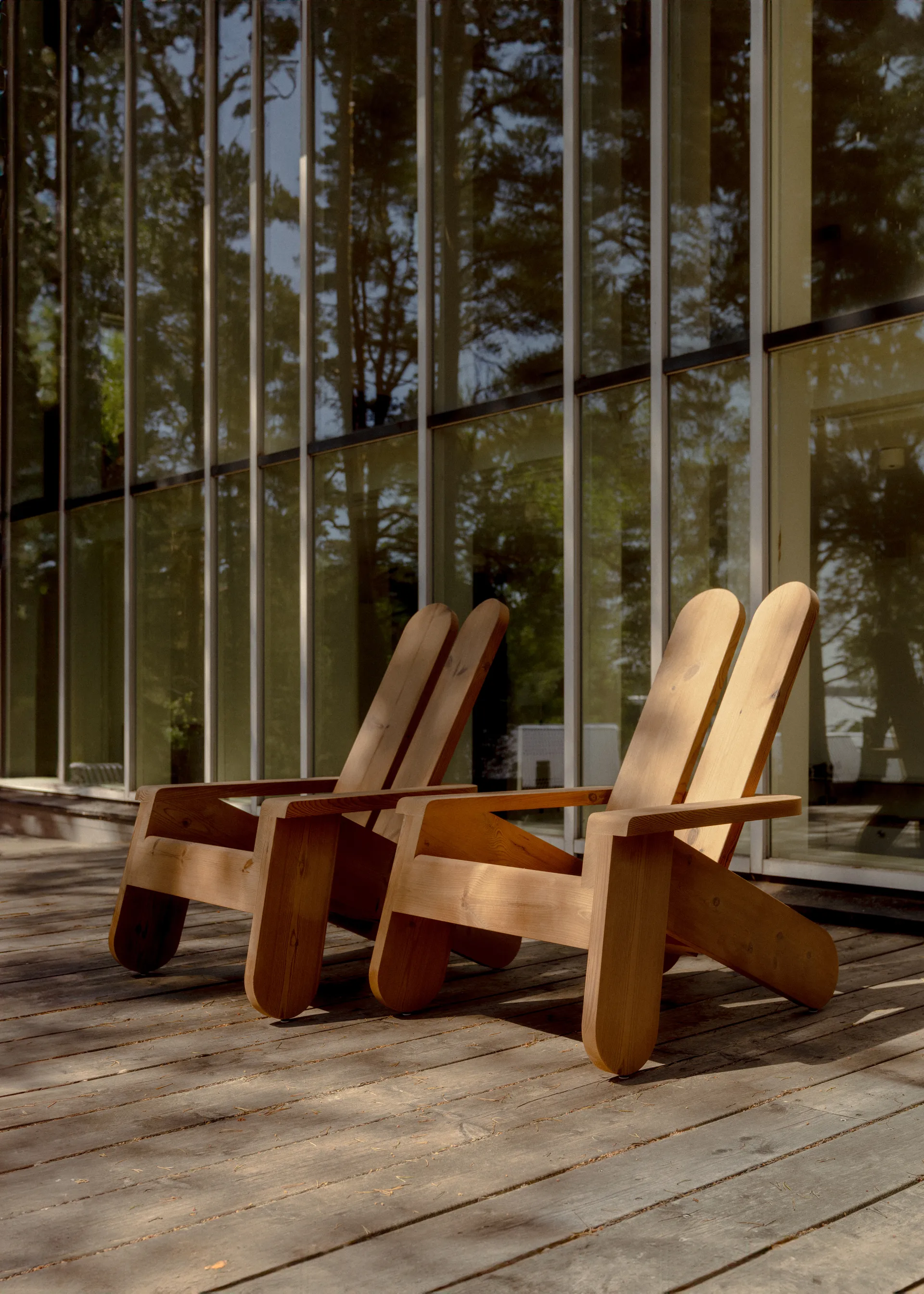 015 Peace Outdoor Lounge Chair lounge chair, Thermally treated pine Vaarnii