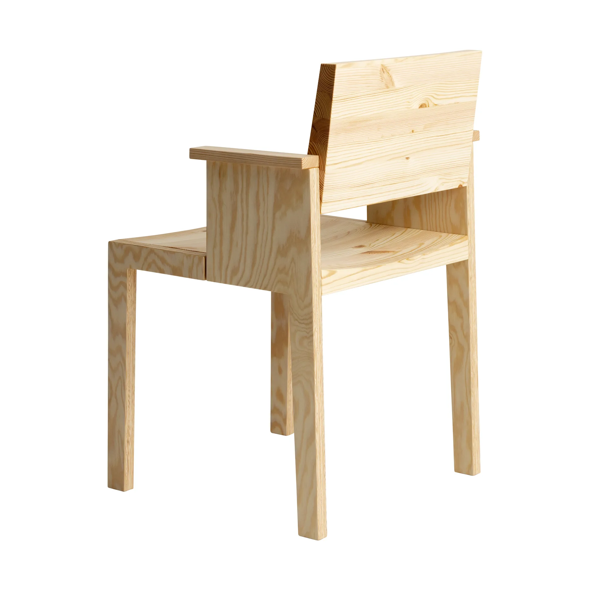 016 Maasto Dining Armchair armchair, Matte oil-waxed pine Vaarnii