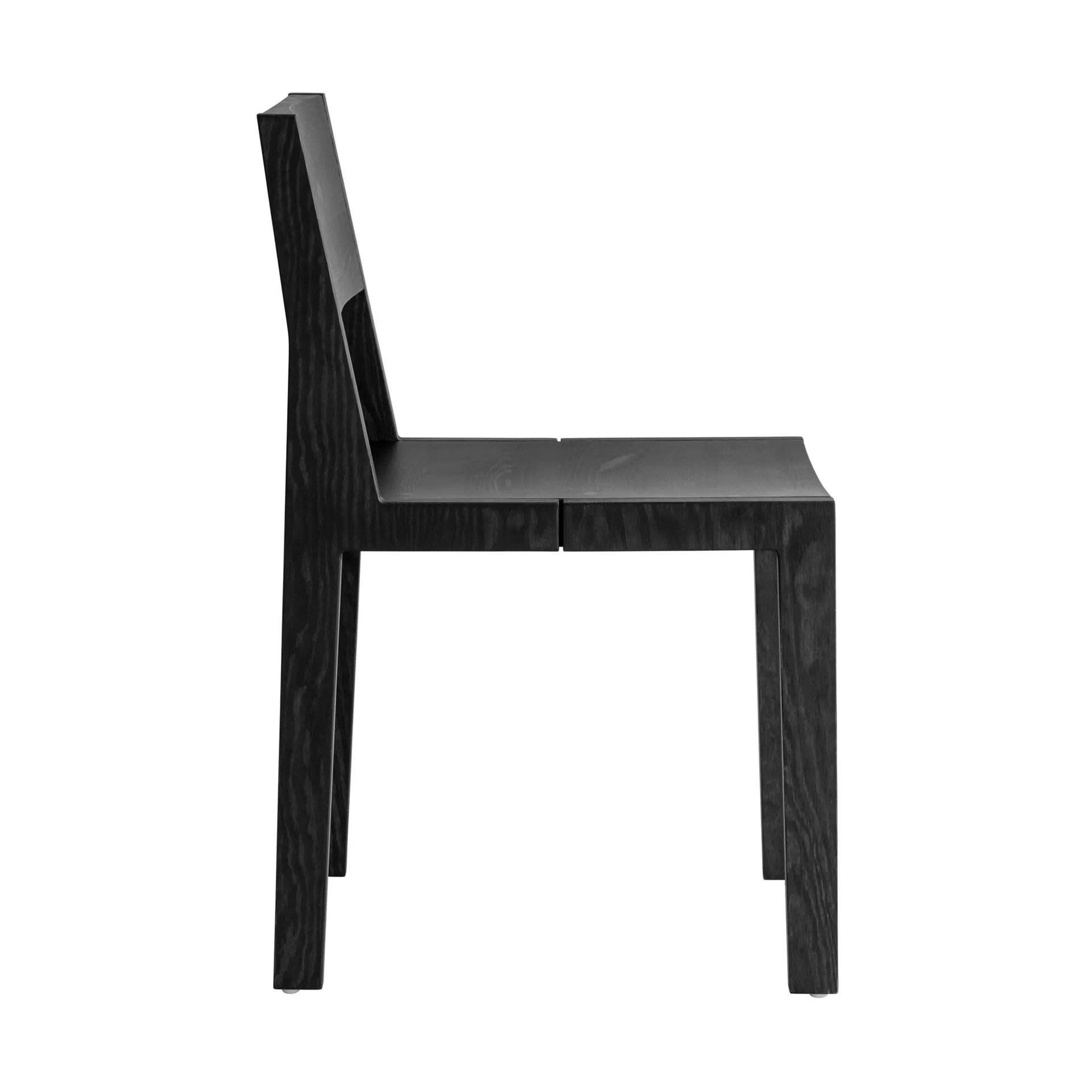 016 Maasto Dining Chair chair, Black-stained pine Vaarnii