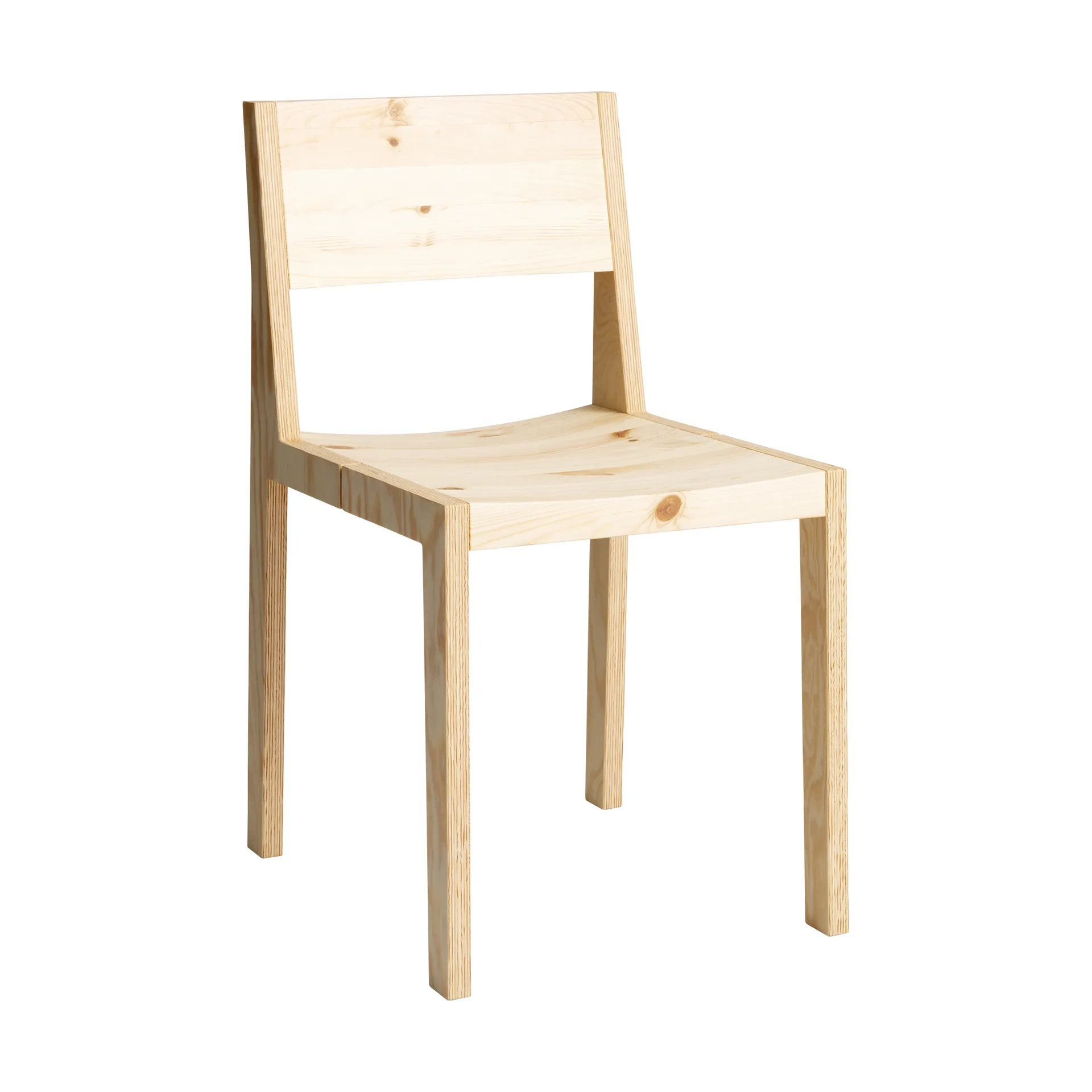 016 Maasto Dining Chair chair, Matte oil-waxed pine Vaarnii