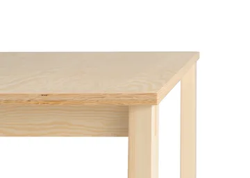 016 Maasto Table - Matte oil-waxed pine, 120x120x75 cm - Vaarnii