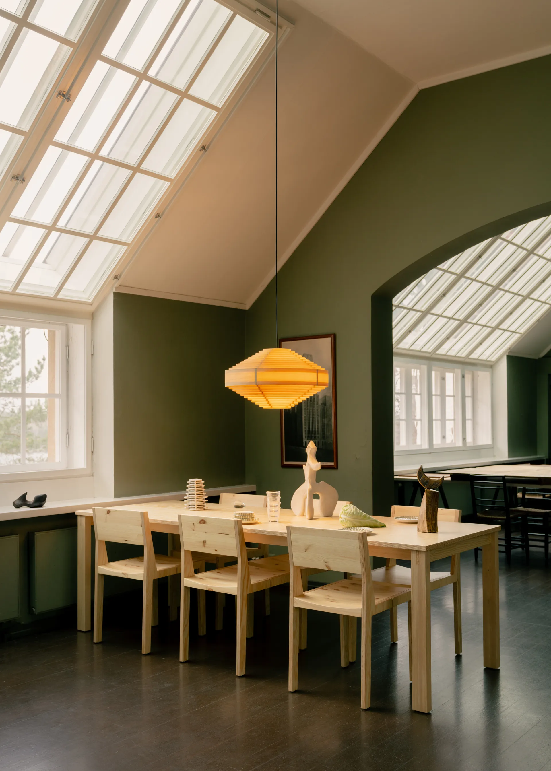 016 Maasto Table, Matte oil-waxed pine, 245x90 cm Vaarnii