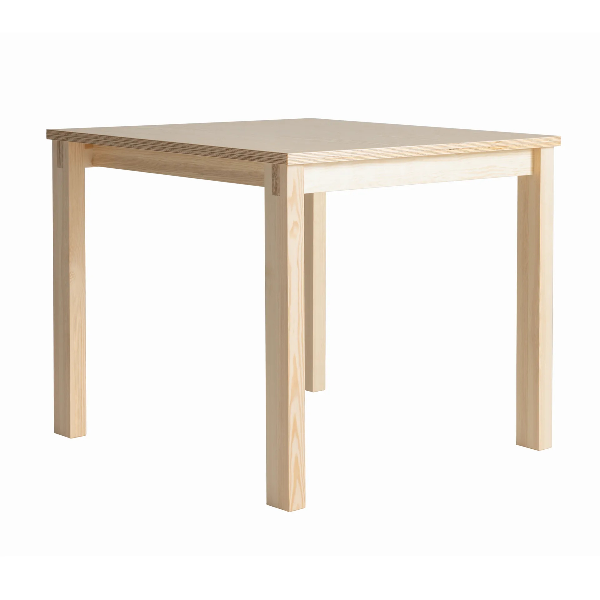 016 Maasto Table, Matte oil-waxed pine, 90x90x75 cm Vaarnii