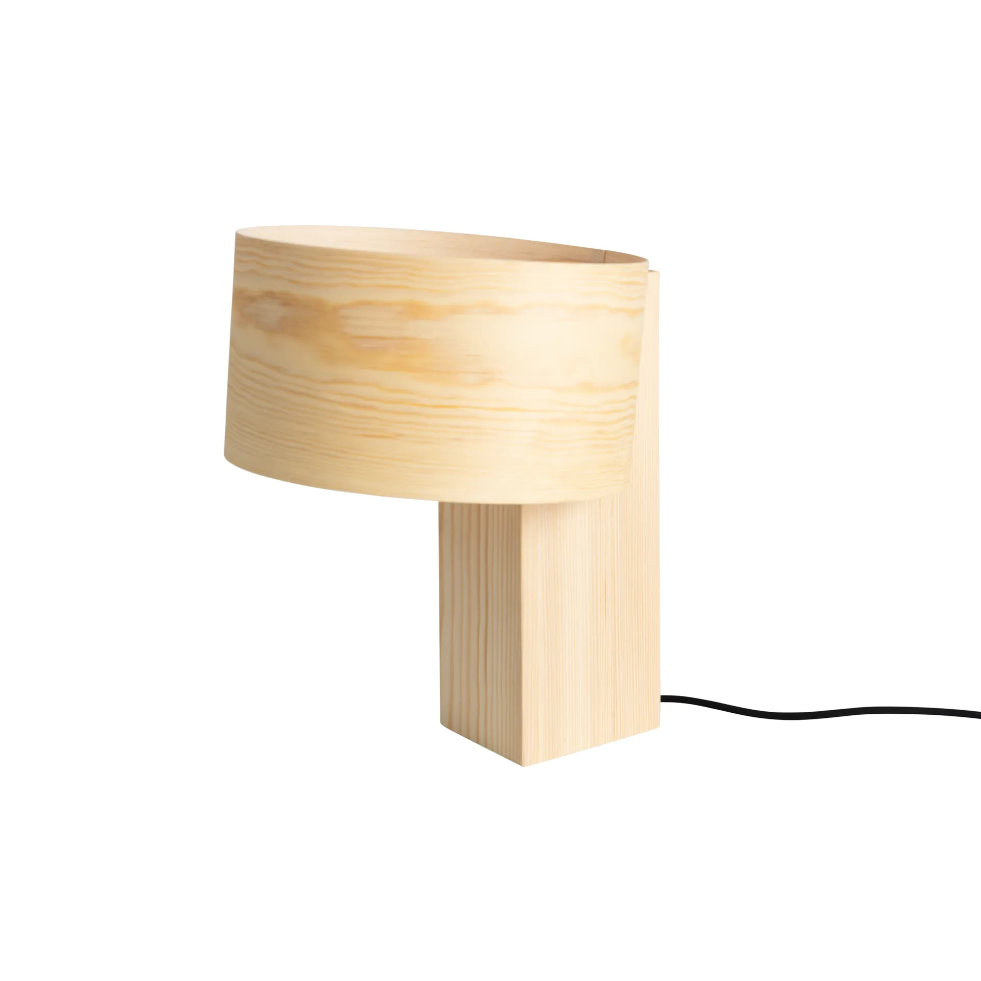 018 Hoop Table Lamp table lamp, Matte oil-waxed pine, 34 cm Vaarnii