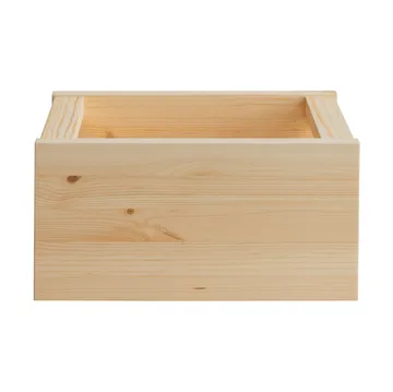 020 Koppa Crate storage box - Oil-waxed pine, small 29x43x22 cm - Vaarnii
