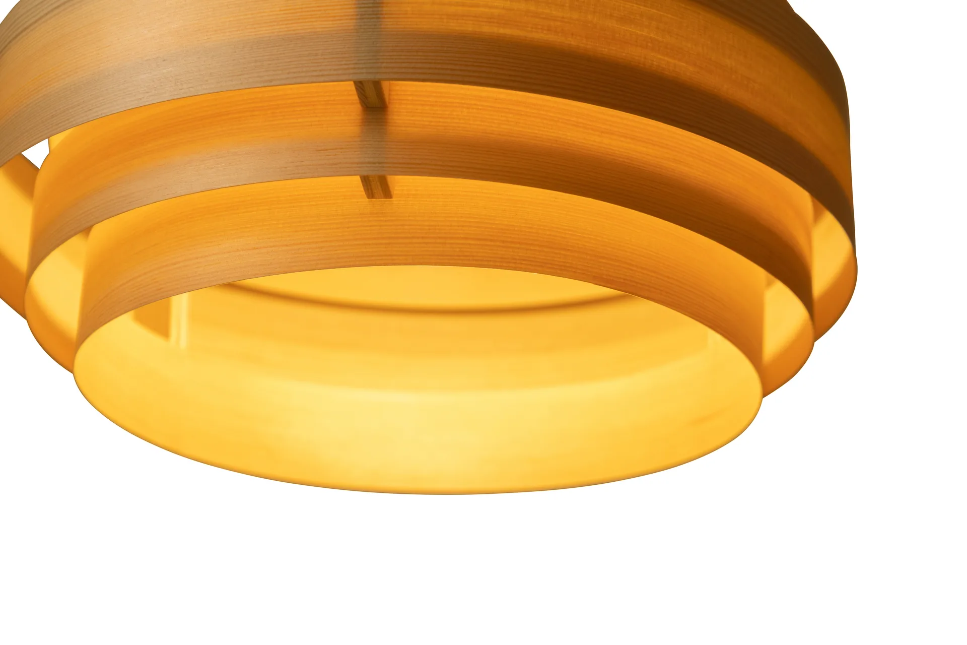 1001 Hans Pendant pendant, Matte oiled-wax pine, Ø38 cm Vaarnii