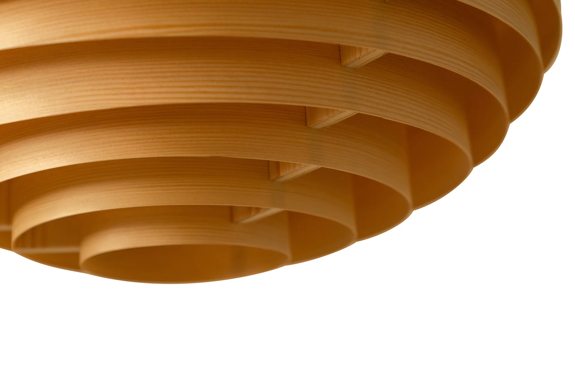 1002 Hans Pendant pendant, Matte oil-waxed pine, Ø46 cm Vaarnii