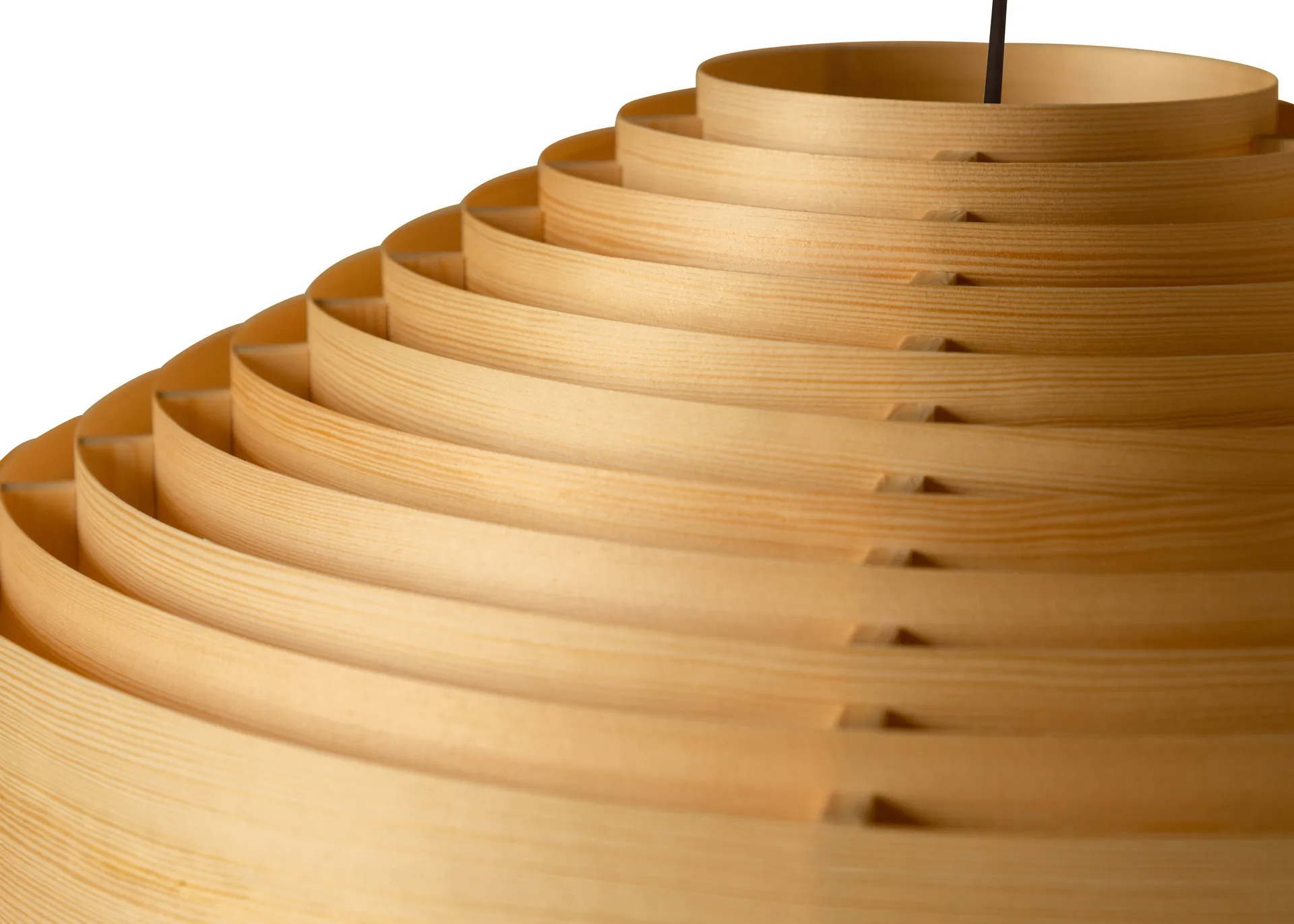 1003 Hans Pendant pendant, Matte oil-waxed pine, Ø60 cm Vaarnii