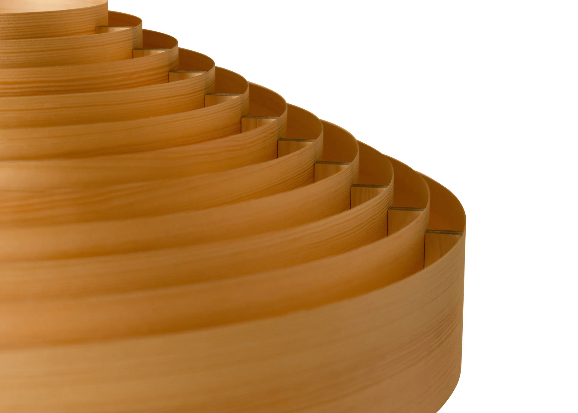 1003 Hans Pendant pendant, Matte oil-waxed pine, Ø60 cm Vaarnii