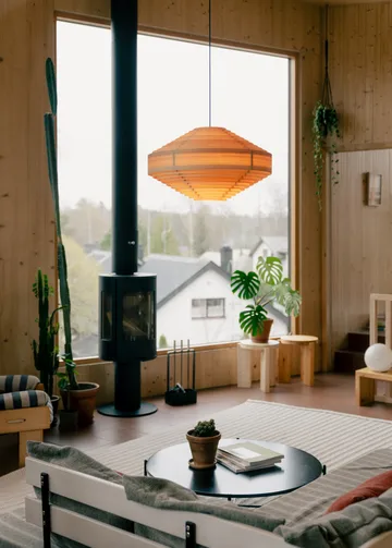 1003 Hans Pendant pendant - Matte oil-waxed pine, Ø60 cm - Vaarnii