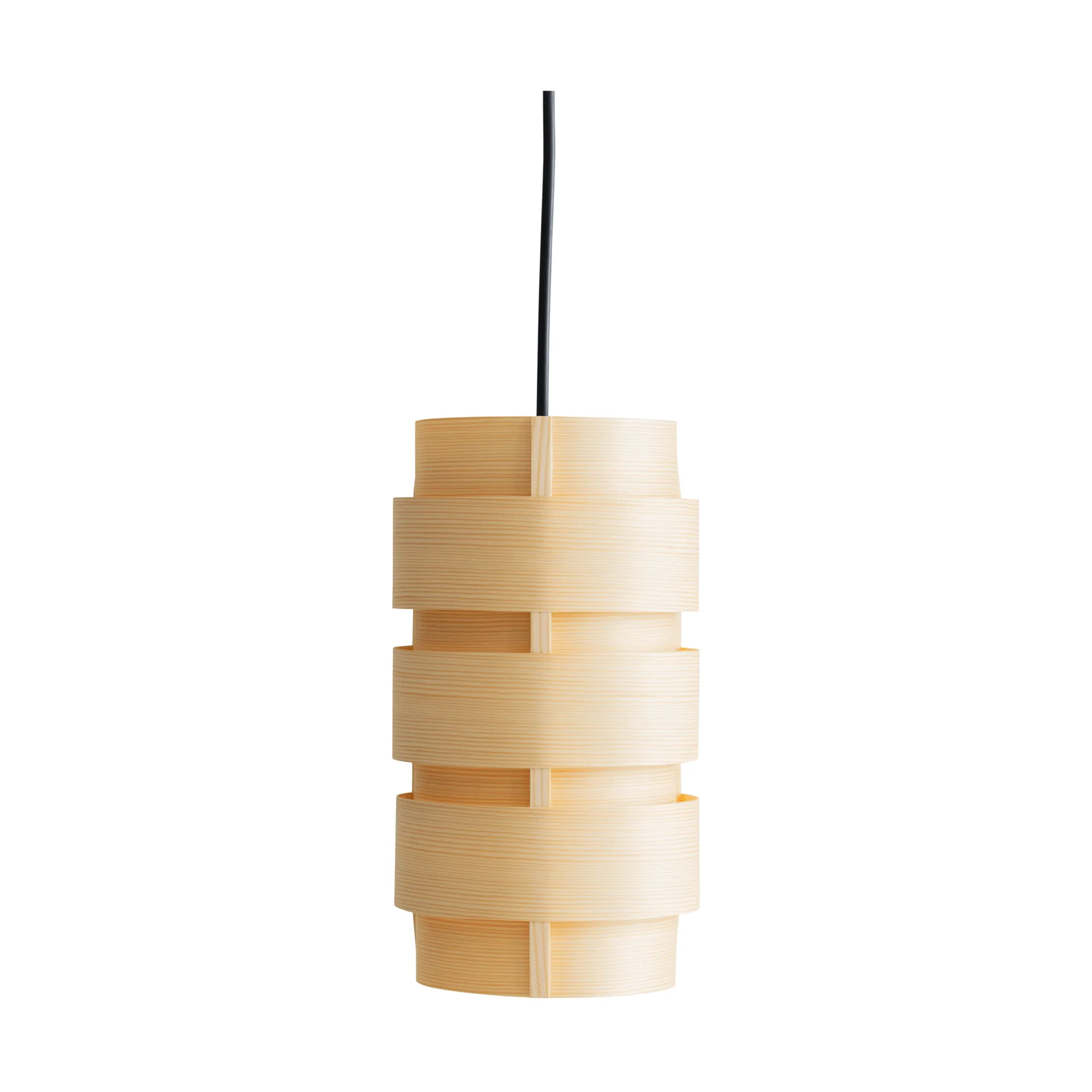 1006 Hans Pendant pendant, Pine veneer, Ø14x26 cm Vaarnii