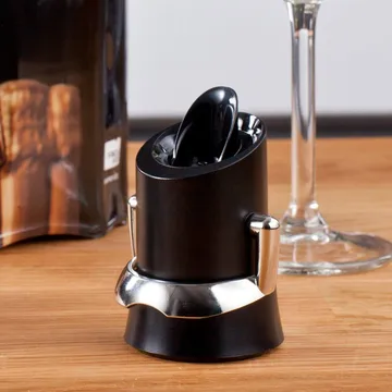 Vacuvin champagne stopper and pourer - Black - Vacuvin