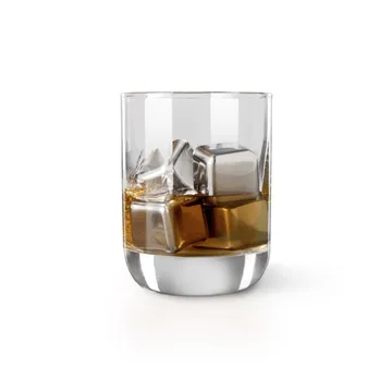 Vacuvin whiskey stones - Stainless steel, 4-pack - Vacuvin