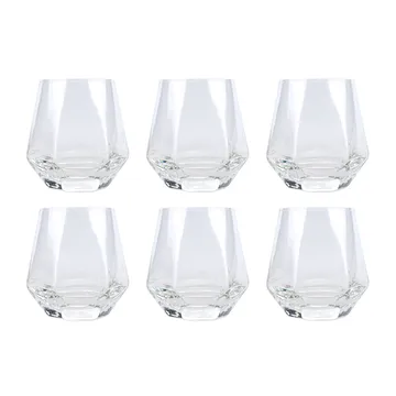 Hexa glass 30 cl 6-pack - Clear - Vargen & Thor