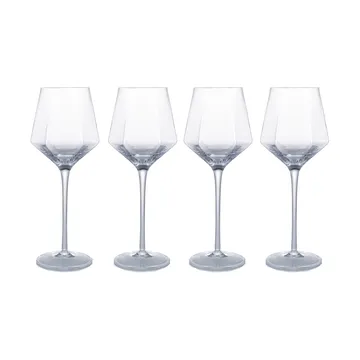 HEXA wine glass 35 cl 4-pack - Clear - Vargen & Thor